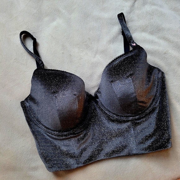 🍒NWT🍒 BUNDLE! VS BBV LONGLINE VELVET BLING BRAS - Picture 4 of 9